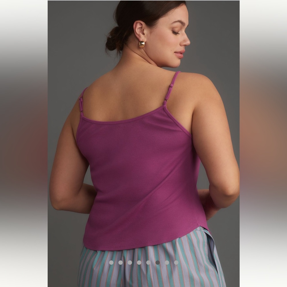 PILCRO BUTTON-FRONT CAMI - Picture 6 of 9